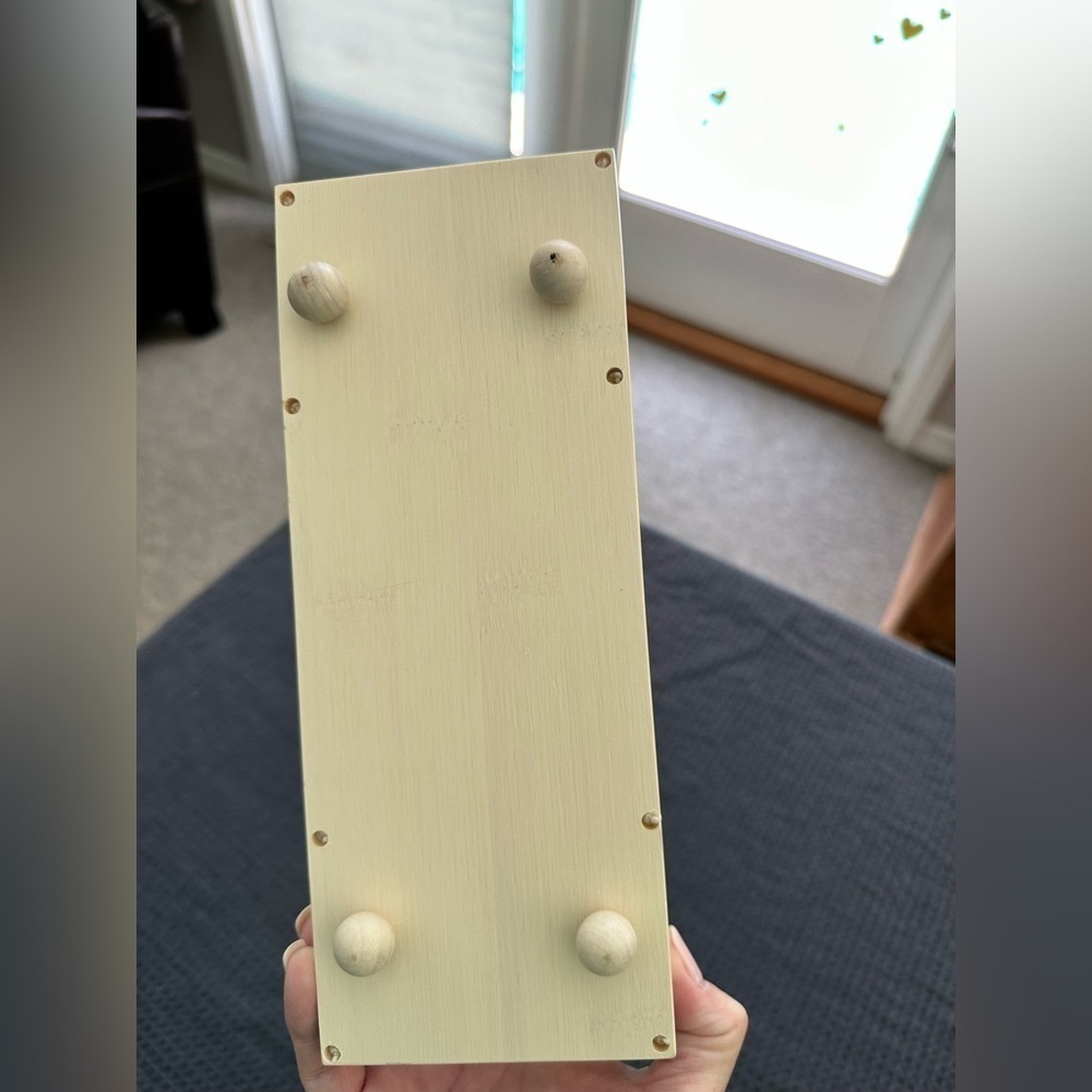 White Wooden Purse - One Of A Kind NWT - Picture 7 of 9